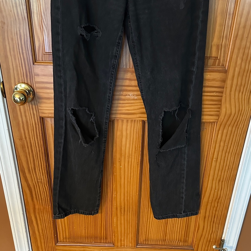 Aeropostale Black Distressed  Jeans 90’s baggy - Picture 3 of 3